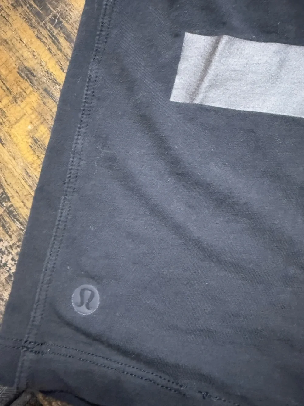 lululemon athletica Black Short Sleeve Logo Tee - Picture 2 of 9